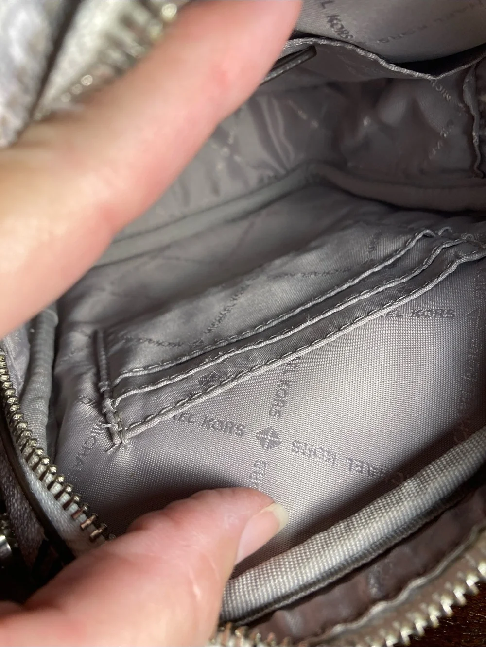 Michael Kors signature unique Crossbody Messenger Bag with Winter Sport ski seen